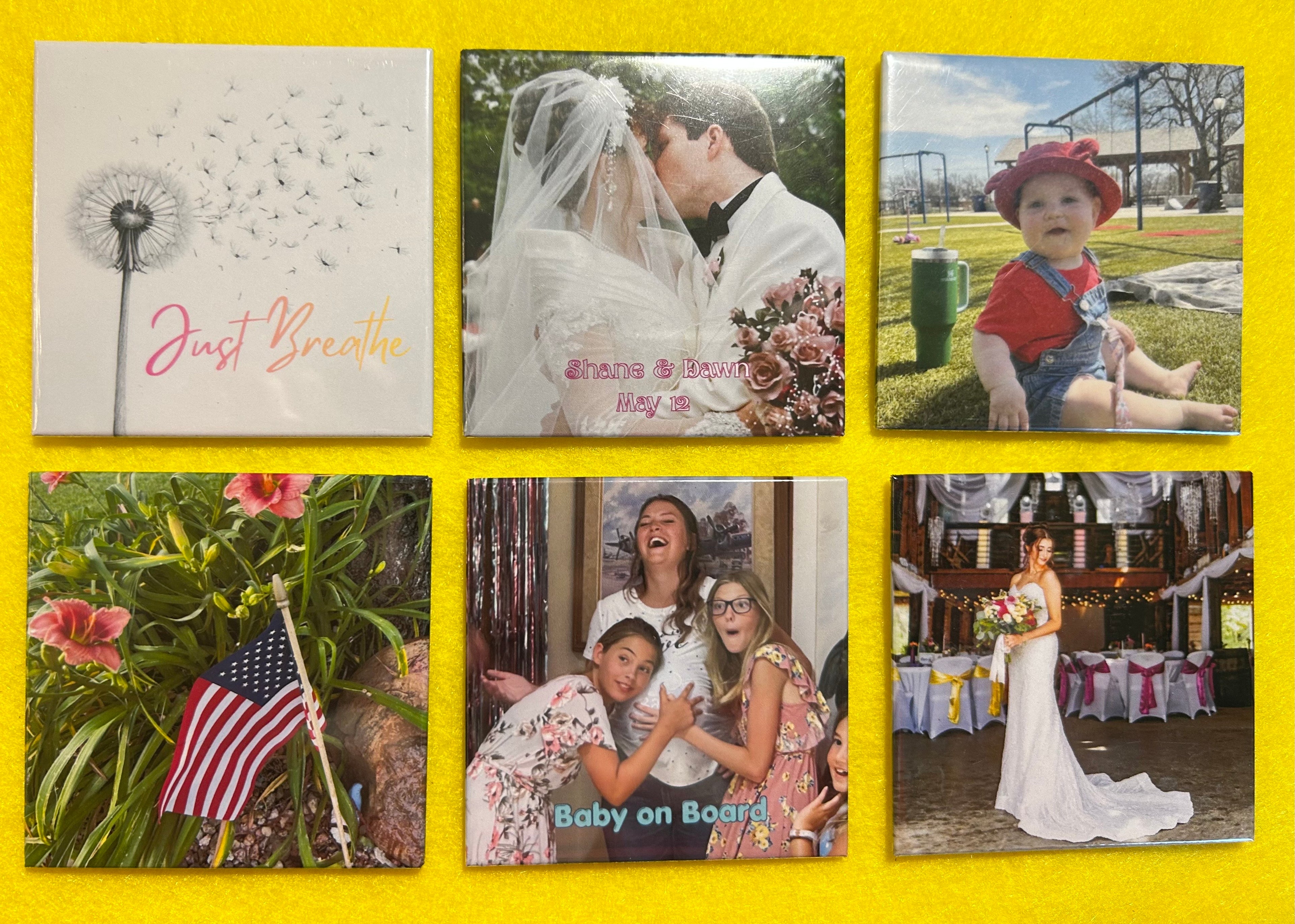 Custom Photo Magnet - 2.5" x 2.5" Square